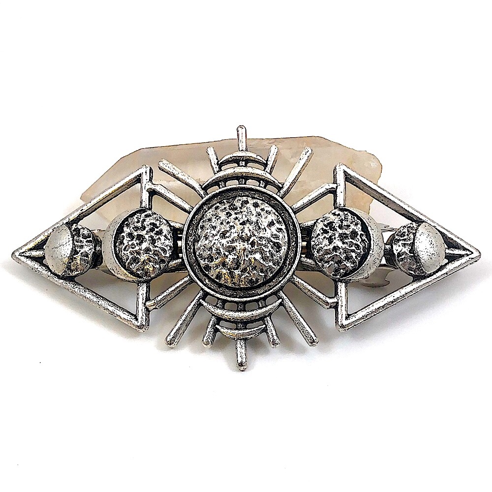 Moonphase & Sun Hair Clip